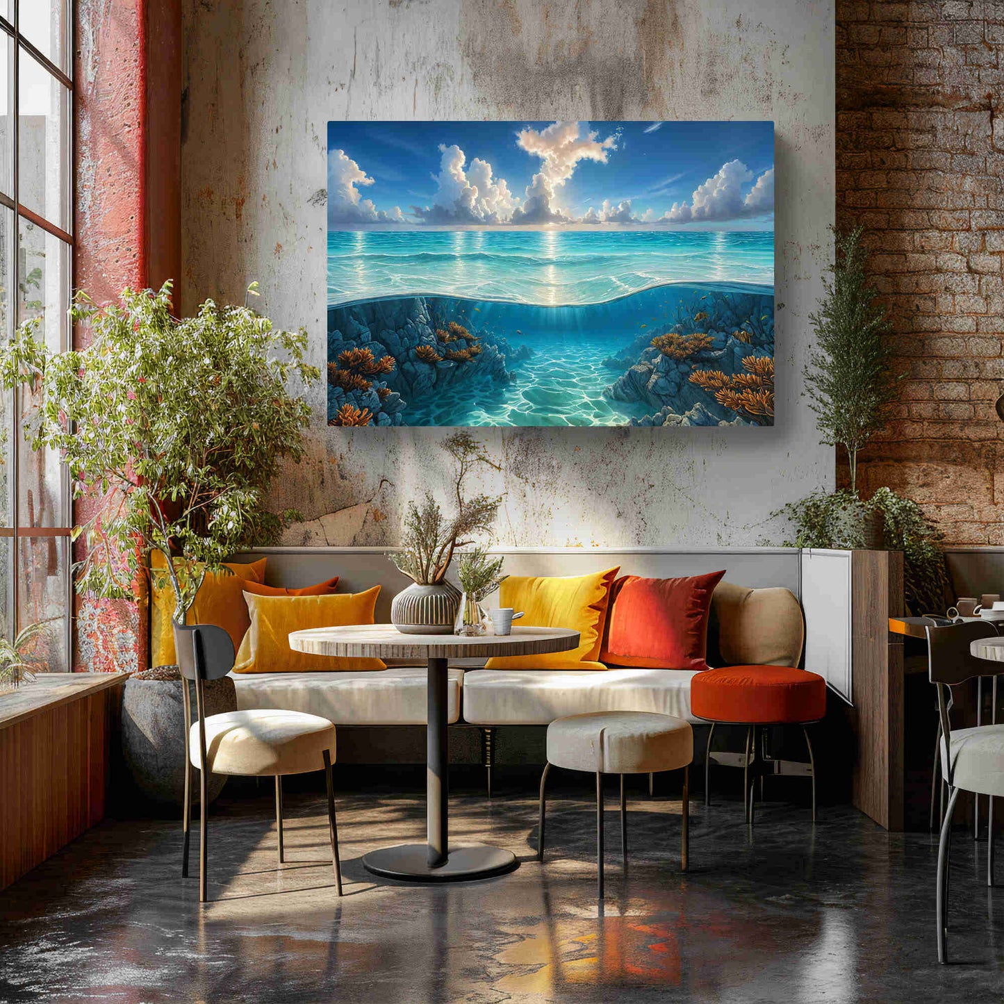 Sapphire | Ocean Jewel – Bahamas Collection Canvas Print Wall Art