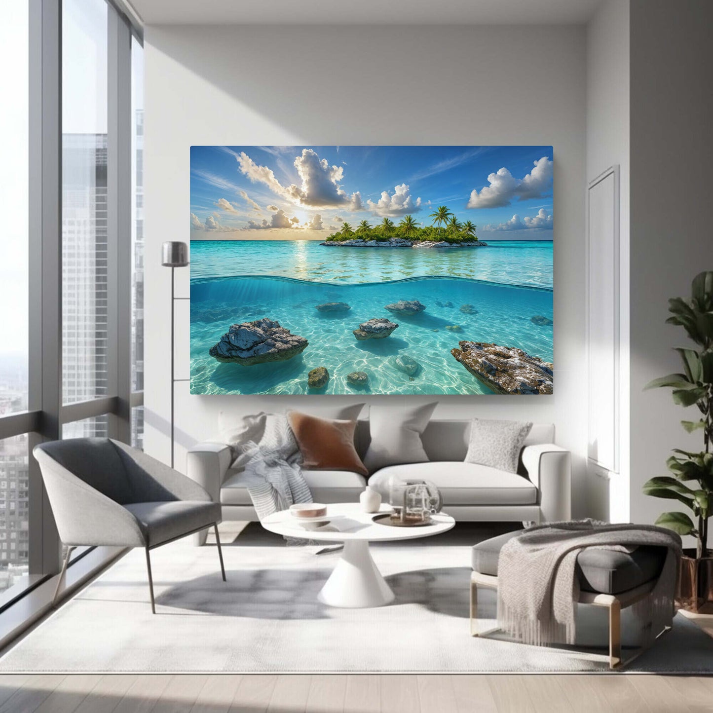 Siesta | Serenity in Stillness – Bahamas Collection Canvas Print Wall Art