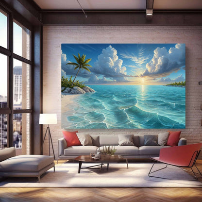 Arte Di Caponi – Azzurra Collection – “Currents” – Limited Edition Canvas Print