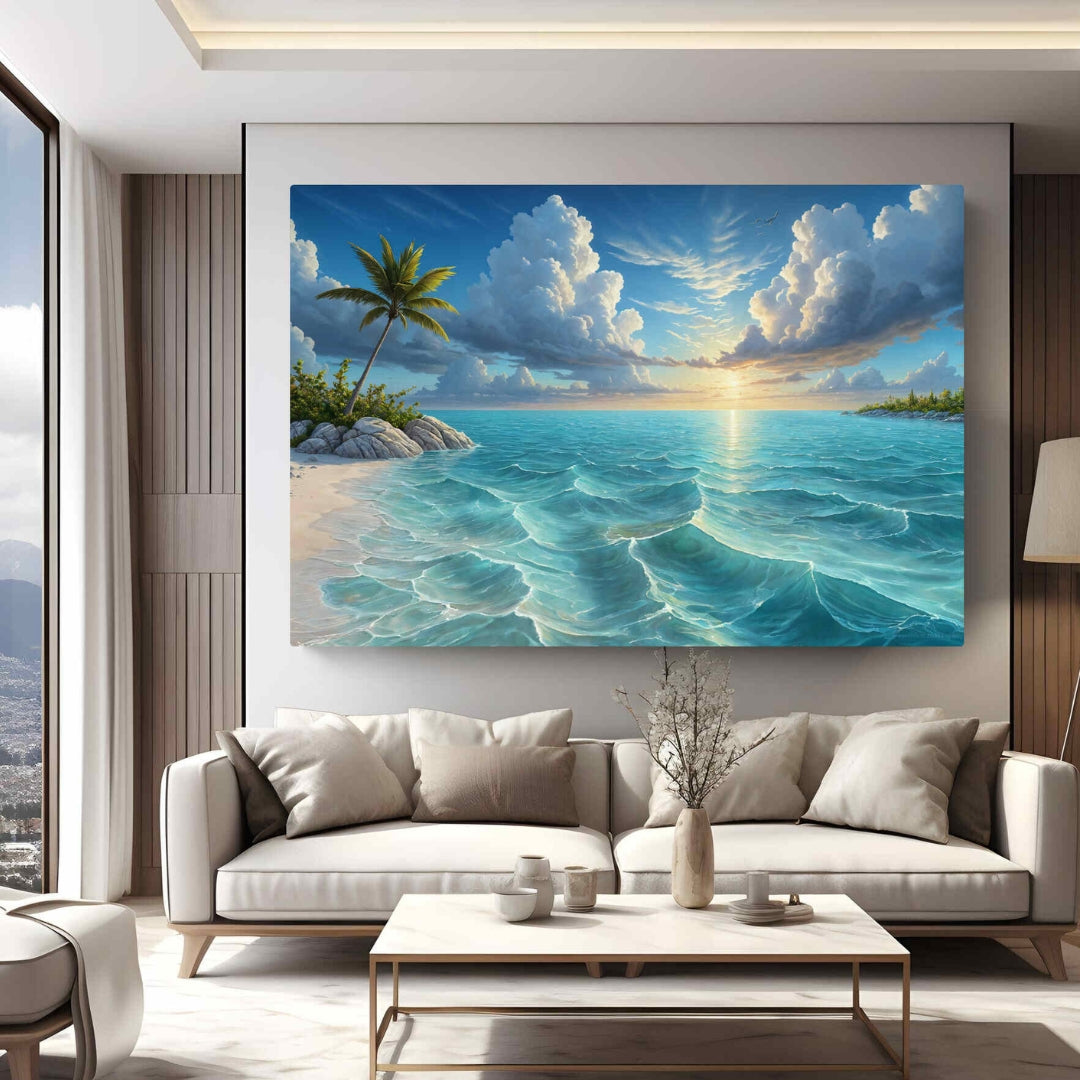 Arte Di Caponi – Azzurra Collection – “Currents” – Limited Edition Canvas Print