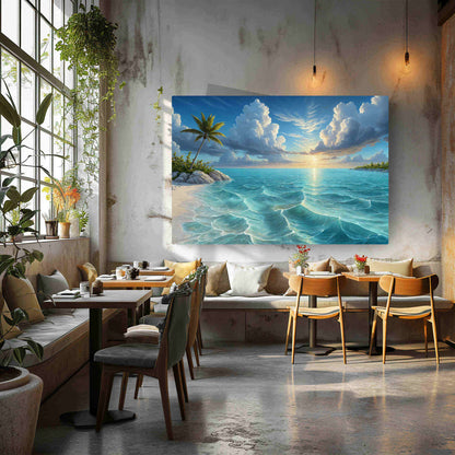 Arte Di Caponi – Azzurra Collection – “Currents” – Limited Edition Canvas Print
