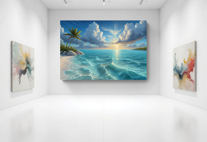 Arte Di Caponi – Azzurra Collection – “Currents” – Limited Edition Canvas Print