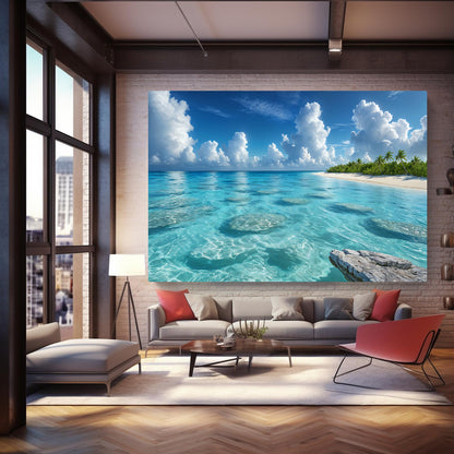 Arte Di Caponi – Azzurra Collection – “Light” – Limited Edition Canvas Print