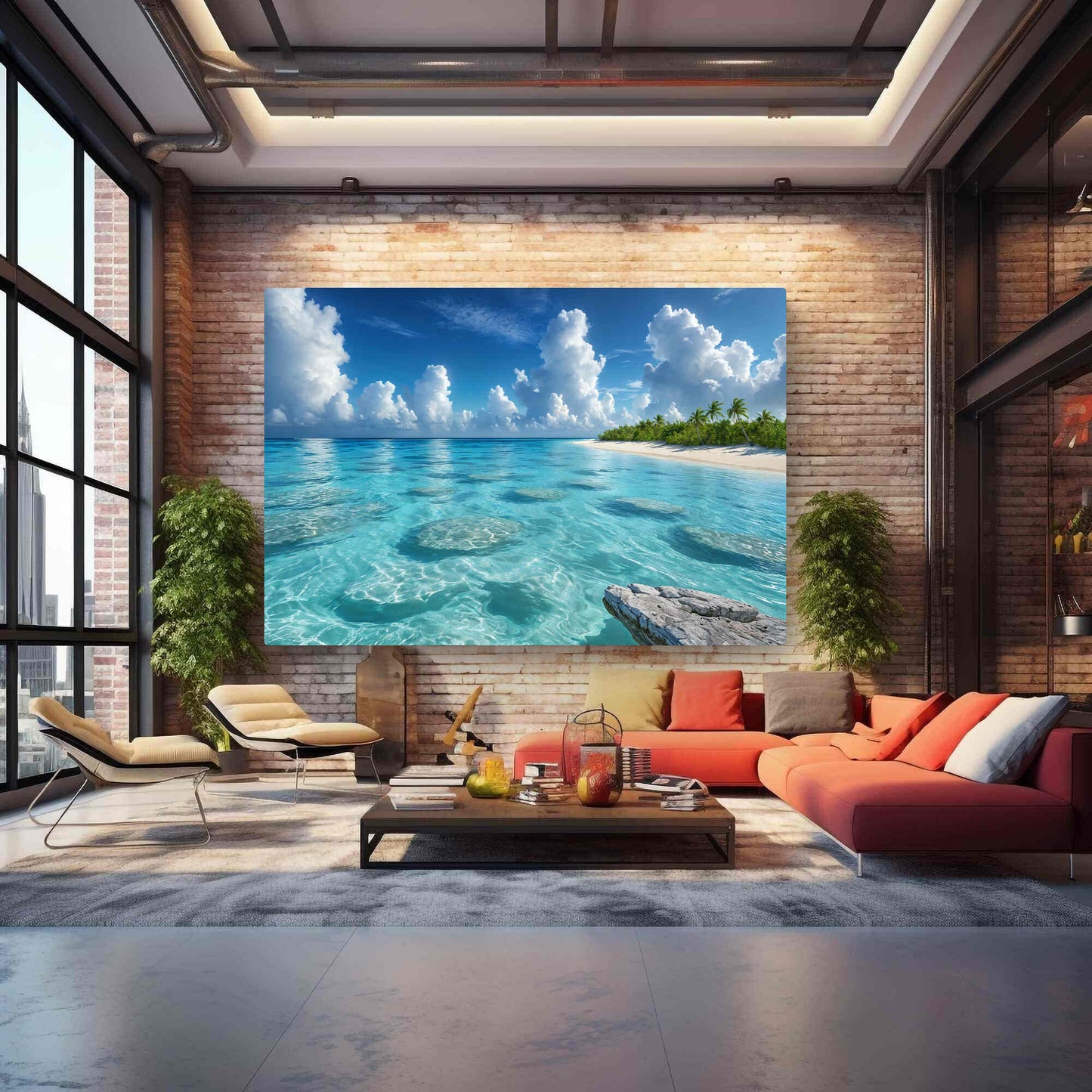 Arte Di Caponi – Azzurra Collection – “Light” – Limited Edition Canvas Print