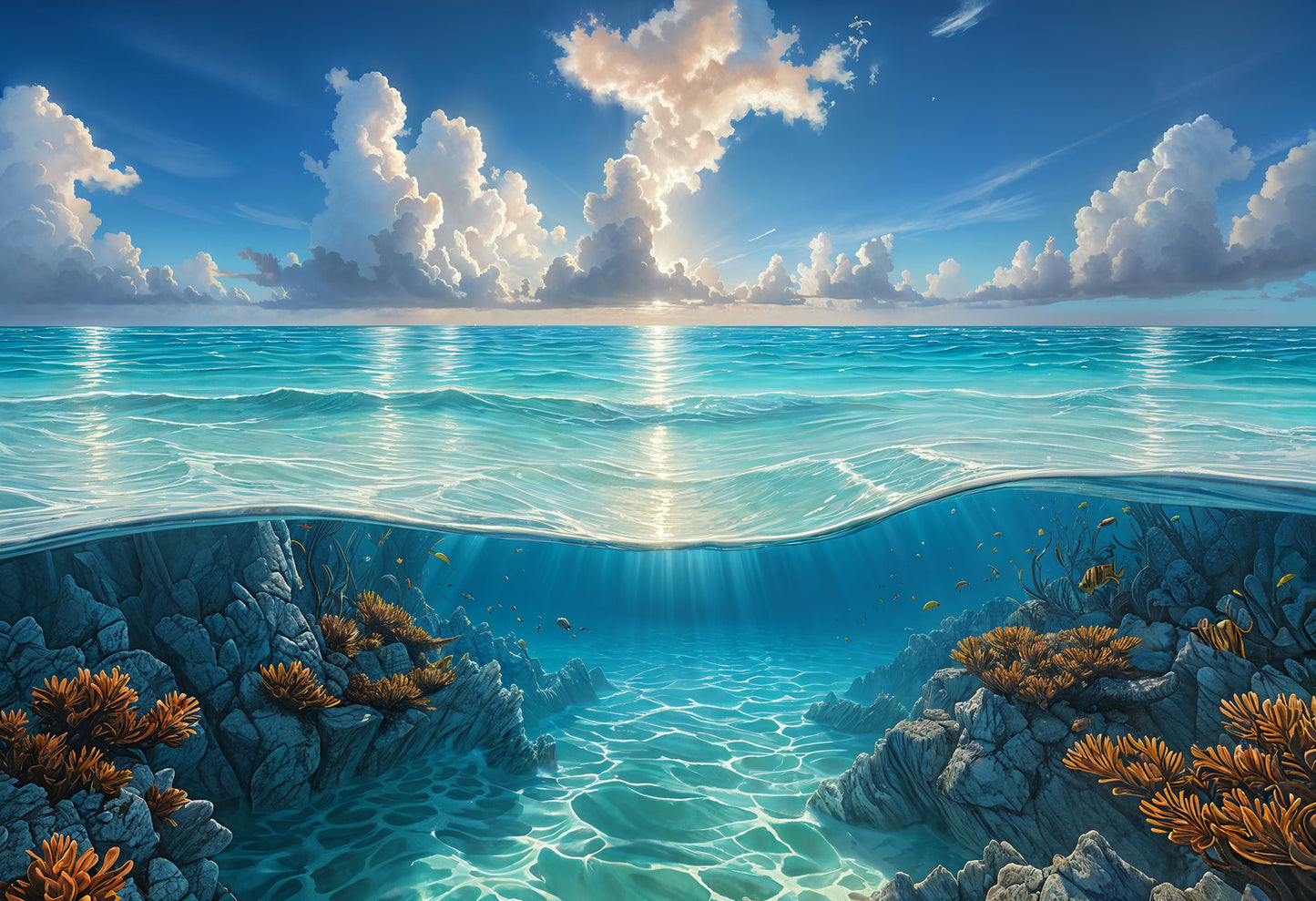 Arte Di Caponi – Azzurra Collection – “Sapphire” – Limited Edition Canvas Print