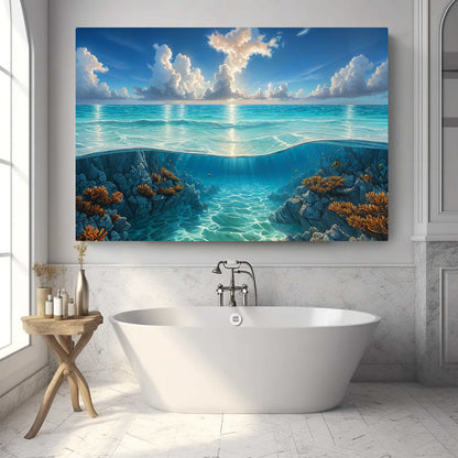 Arte Di Caponi – Azzurra Collection – “Sapphire” – Limited Edition Canvas Print