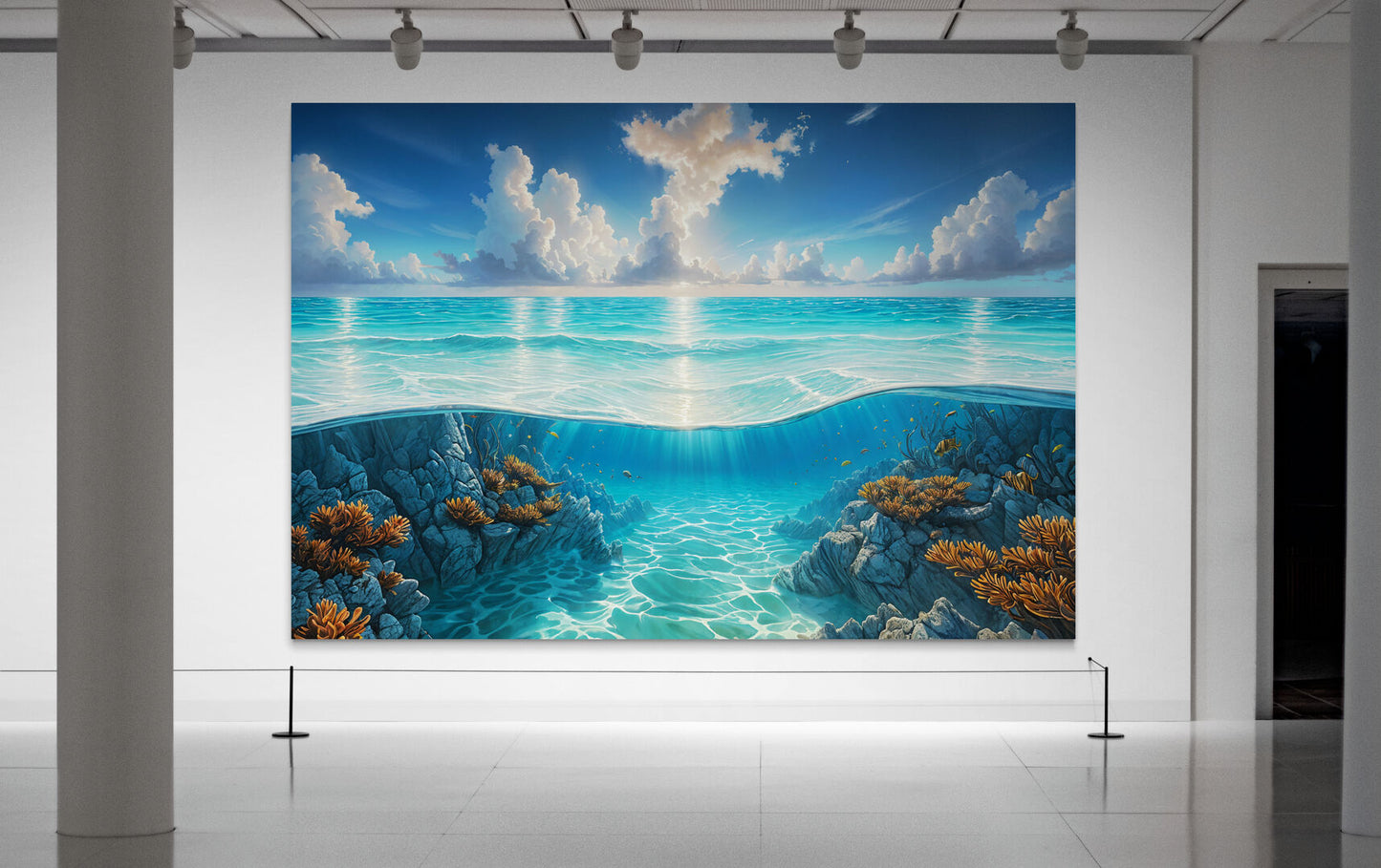 Arte Di Caponi – Azzurra Collection – “Sapphire” – Limited Edition Canvas Print