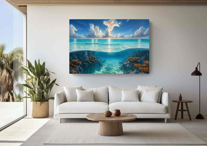 Arte Di Caponi – Azzurra Collection – “Sapphire” – Limited Edition Canvas Print