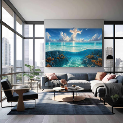 Arte Di Caponi – Azzurra Collection – “Sapphire” – Limited Edition Canvas Print