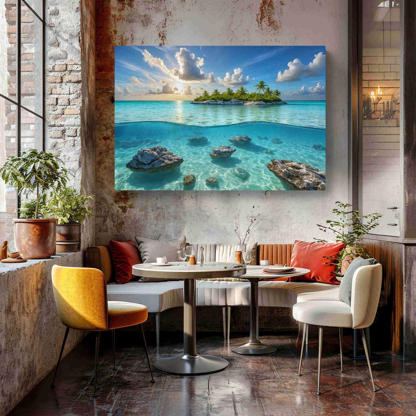 Arte Di Caponi – Azzurra Collection – “Siesta” – Limited Edition Canvas Print