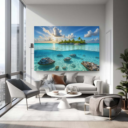 Siesta | Serenity in Stillness – Bahamas Collection Canvas Print Wall Art