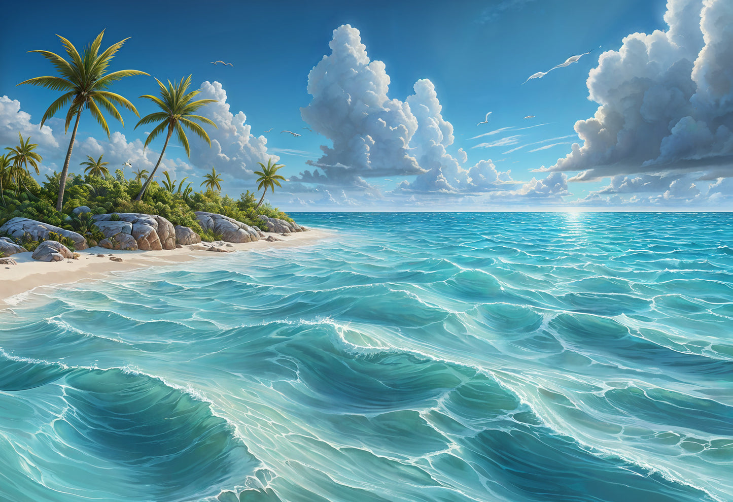 Arte Di Caponi – Azzurra Collection – “Symphony” – Limited Edition Canvas Print